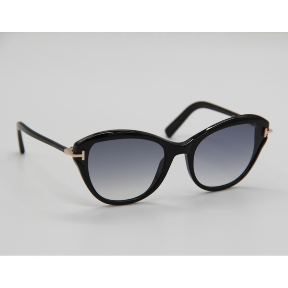 NEW SUNGLASSES TOM FORD LEIGH TF850 01B WOMEN’S EYEWEAR TOM FORD FT0850/S - Picture 9 of 14